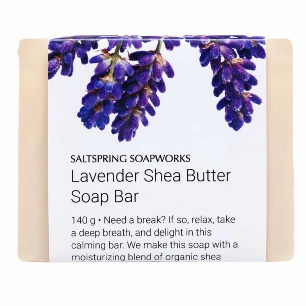 Lavender Shea Butter Soap Bar - Cream